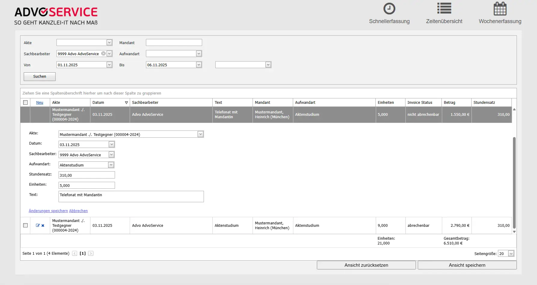 ADVOSERVICE AdvoWebTime