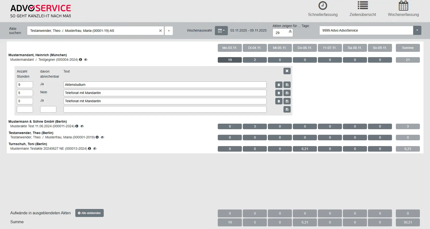 ADVOSERVICE AdvoWebTime