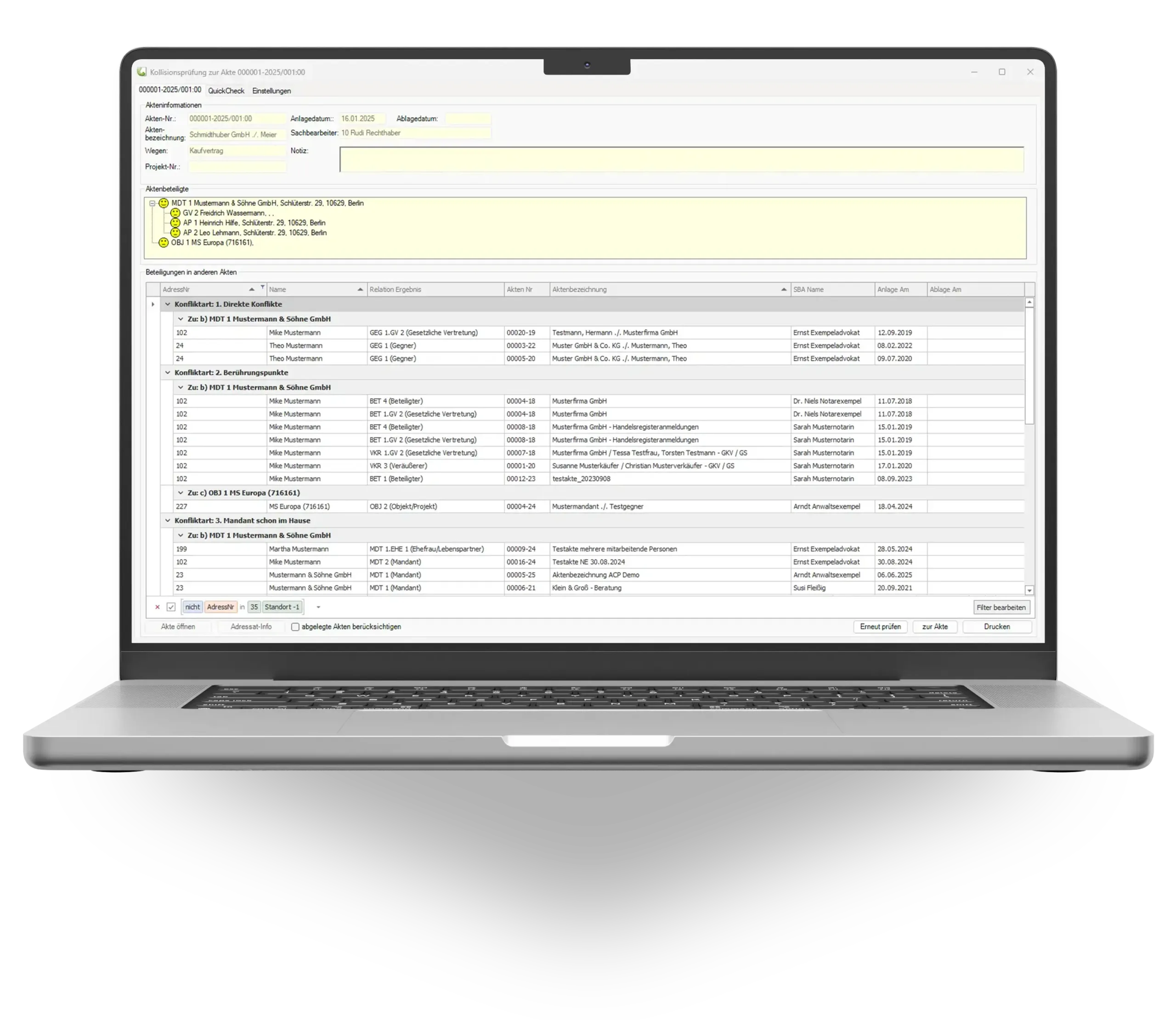 ADVOSERVICE AdvoConflictCheck